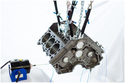 Engine Block MIMO Testing Setup